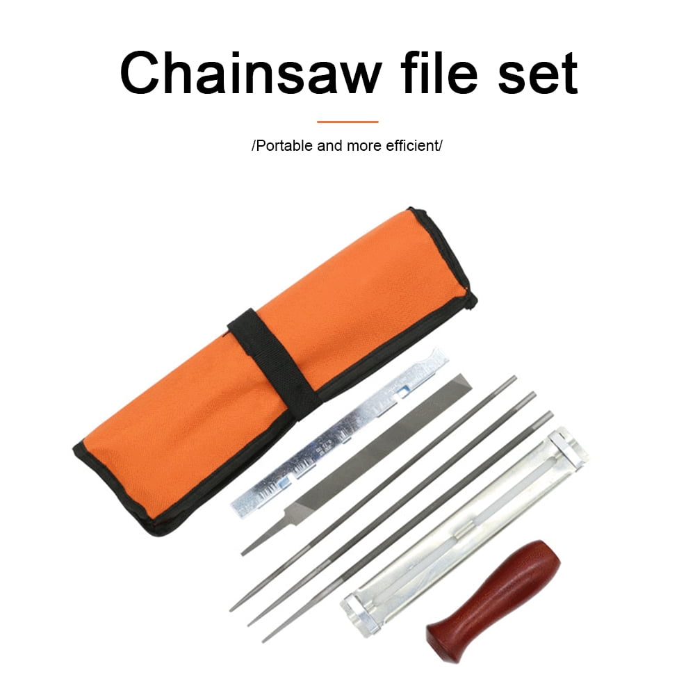 Professional Chainsaw Chain Sharpening Kit Tool Set Handle File