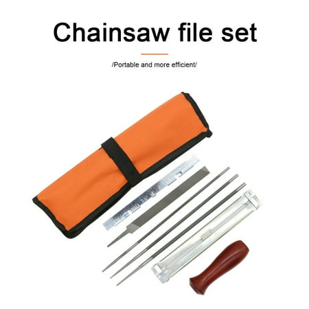 

8pcs Professional Chainsaw Chain Sharpening Kit Tool Set Handle File Grinding