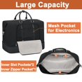 thumbnail image 4 of Bolsa de viaje de fin de semana TIBES de gran tamaño con compartimento para zapatos, 4 of 7