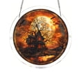 thumbnail image 2 of Halloween Sun Catcher for Window Hanging, 7.4in Acrylic Puzzle Board Ornament for Home Window, Birthday House Warming Gift for Puzzle Lovers by MPOISVA, 2 of 9