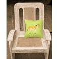 thumbnail image 2 of Carolines Treasures BB7680PW1818 Turkmenian Kulan Donkey Green Fabric Decorative Pillow, 18 x 18 in., 2 of 2