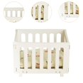 thumbnail image 6 of LeeQinersw 1/12 Scale Miniature Doll Crib Doll Furniture Props Wobble Toys Decoration Scene white, 6 of 9