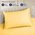 thumbnail image 4 of 600-Thread Count Egyptian Cotton Full Round Bed Sheet Set – Fits 80" Diameter Mattress, 9–12" Deep Pocket – Solid Gold, Full 80" Diameter, 4 of 6