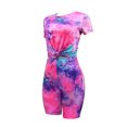 thumbnail image 4 of goowrom Women?s Tie-dye Print Tops and Shorts Home Set, 4 of 10