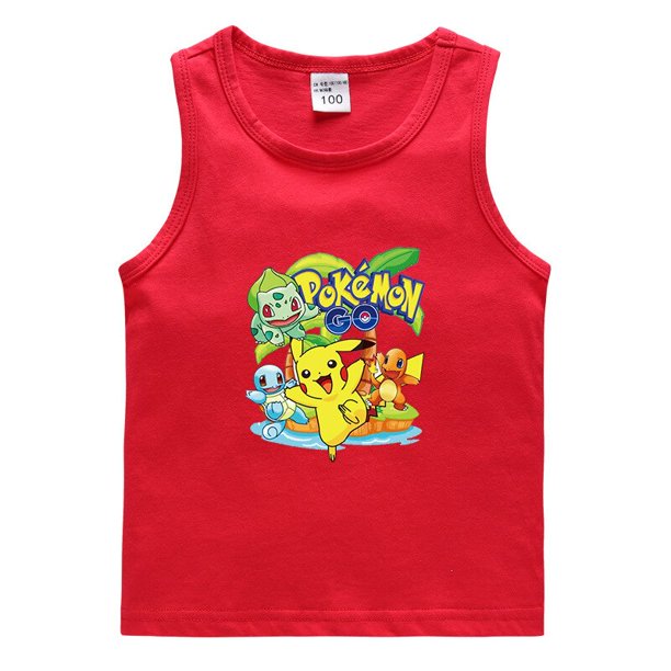 Ropa de bebé Pokemon Pikachu, chándal informal, ropa de algodón puro, camisetas de verano para bebés y pantalones para niños, ropa deportiva Ou qym unisex