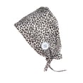 thumbnail image 1 of Paquete De 4 Gorros De Trabajo Para Enfermera, Servicio Prolongado, Color Puro, Botón Pulido Opaco, Gorros De Trabajo Multifuncionales Unisex, Uniformes De Trabajo Minnieouse AP008643-37, 1 of 5