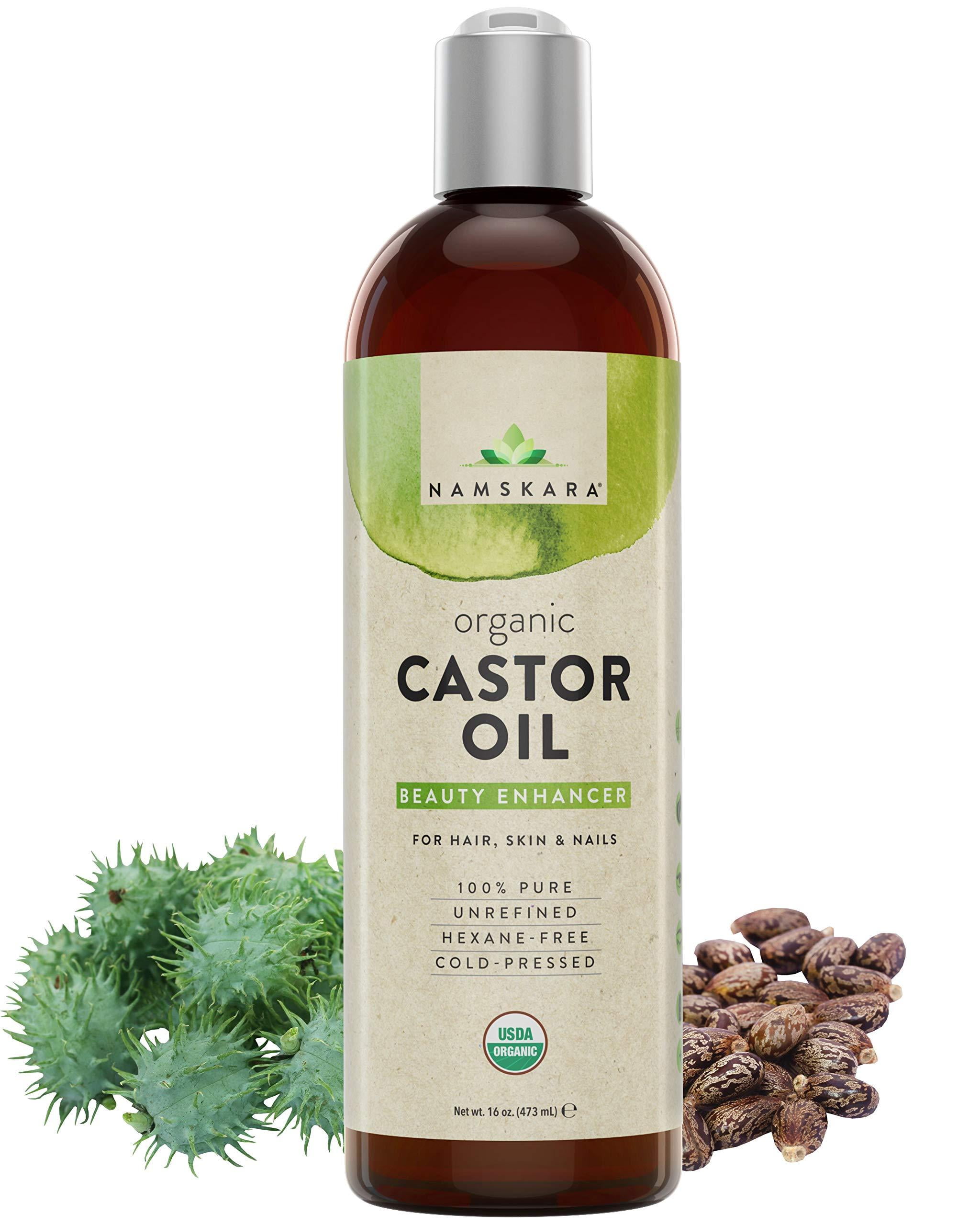 Organic Castor Oil USDA Certified Organic 100 Pure, ColdPressed