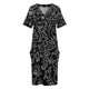 thumbnail image 4 of Vestido caído con bolsillo para mujer ropa de verano para eventos especiales baile en negro Kieth DJ perro Haring arte callejero ANIMAL, 4 of 7