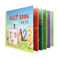 thumbnail image 1 of Vogacara Libro silencioso de papel impermeable para padres e hijos, libros de de desarrollo táctil educativo interactivo para interiores, sala Juguetes Número, 1 of 6