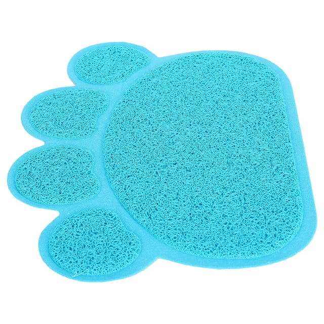 Estera de arena con forma de pata, arena para perros y gatos de PVC, esteras de arena antideslizantes e impermeables, almohadilla de arena para gatos de PVC, artesanía excepcional Jadeshay A