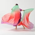 thumbnail image 6 of Baisdan Dance Rainbow Flag Worship Flag Church Praise Dance Accessories 10#GREEN-RED-PURPLE 1 Pair, 6 of 6