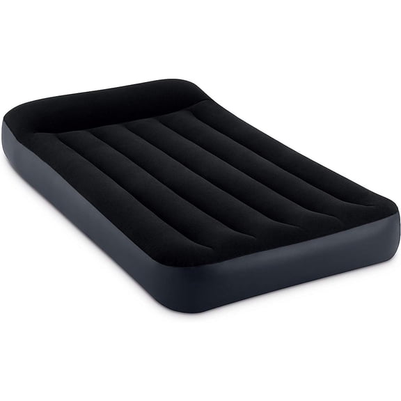 Dura Beam Standard Pillow Rest Classic Airbed with Internal Pump, , Navy