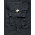 thumbnail image 4 of RAW X  Boy's Belted Twill Cargo Shorts, Navy, 12, 4 of 6