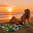 thumbnail image 4 of Partheme 55x28 in Beach Towel , Soccer Quick Dry Sand Beach Towel for Boys Personalized Beach Towel Pool Camping Travel Towel Soft Beach Blanket Bath Shower Towel , A, 4 of 6