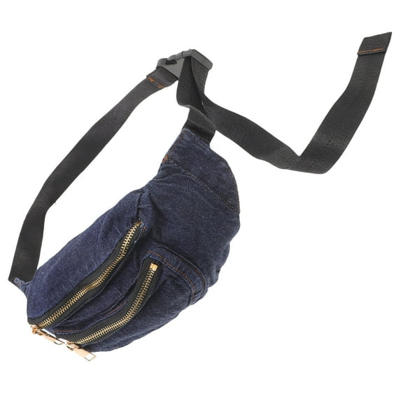 CTIRCHIU Crossbody Bag for Girls Fanny Pack Denim Portable 1Pack for Shopping Exercise