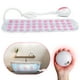 thumbnail image 2 of Alfombra de baño con burbujas SereneLife, portátil, spa, con LED, color rosa claro, 2 of 7