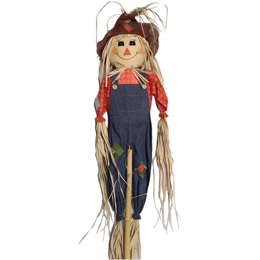 5' Scarecrow Fall Harvest Halloween Decoration