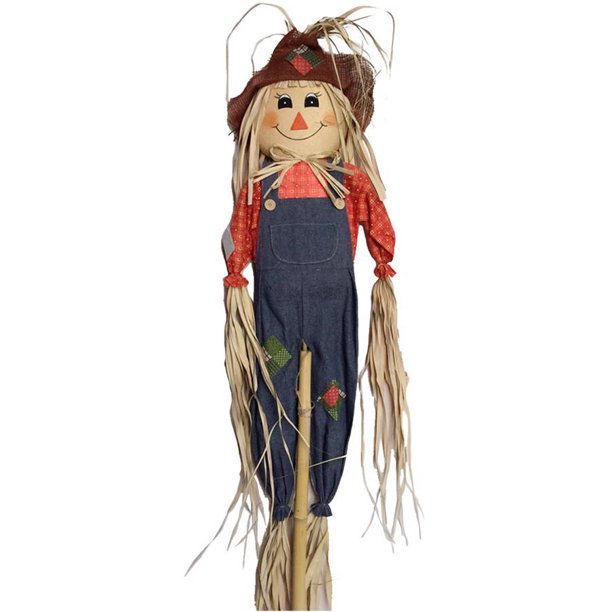 5' Scarecrow Fall Harvest Halloween Decoration - Walmart.com - Walmart.com