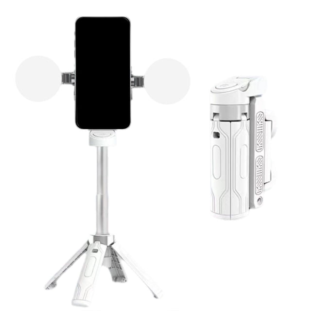 Selfie Stick Tripod,Cell Phone Tripod with 2 Lights,Extendable Phone Selfie Stick Tripod,Anti-Shaking Selfie Stick Stable Phone Tripod Stand for Video and Picture Phone