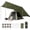 Camping Tarp with 4 Poles, variant on REDCAMP Large 10x17ft Waterproof Camping Tarp with 4 Adjustable Poles, Portable Hammock Rain Fly, 8 Guy Lines & Stakes, Backpacking Tent Shelter for Camping, Hiking, Beach (Green)