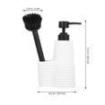thumbnail image 2 of KONTONTY 1 Set of Empty Pump Bottle Cleaning Brush Included for Daily Use at Home, 2 of 8