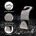 thumbnail image 3 of Gancho para reposacabezas de asiento de coche, organizador de almacenamiento con diamantes de imitación de cristal para reposacabezas de asiento trasero, ganchos para percha (colorido), 2 ud, 3 of 5