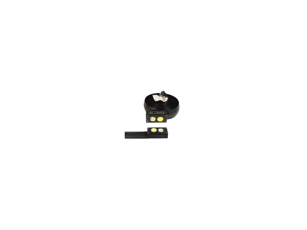 C-Line Lay-Flat Power Extension and Cord Cover - 10 Ft. Length, 1/PK, 79101