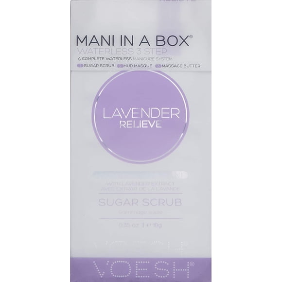 VOESH Mani en Boîte Sans Eau 3 Étapes - Lavande Soulage