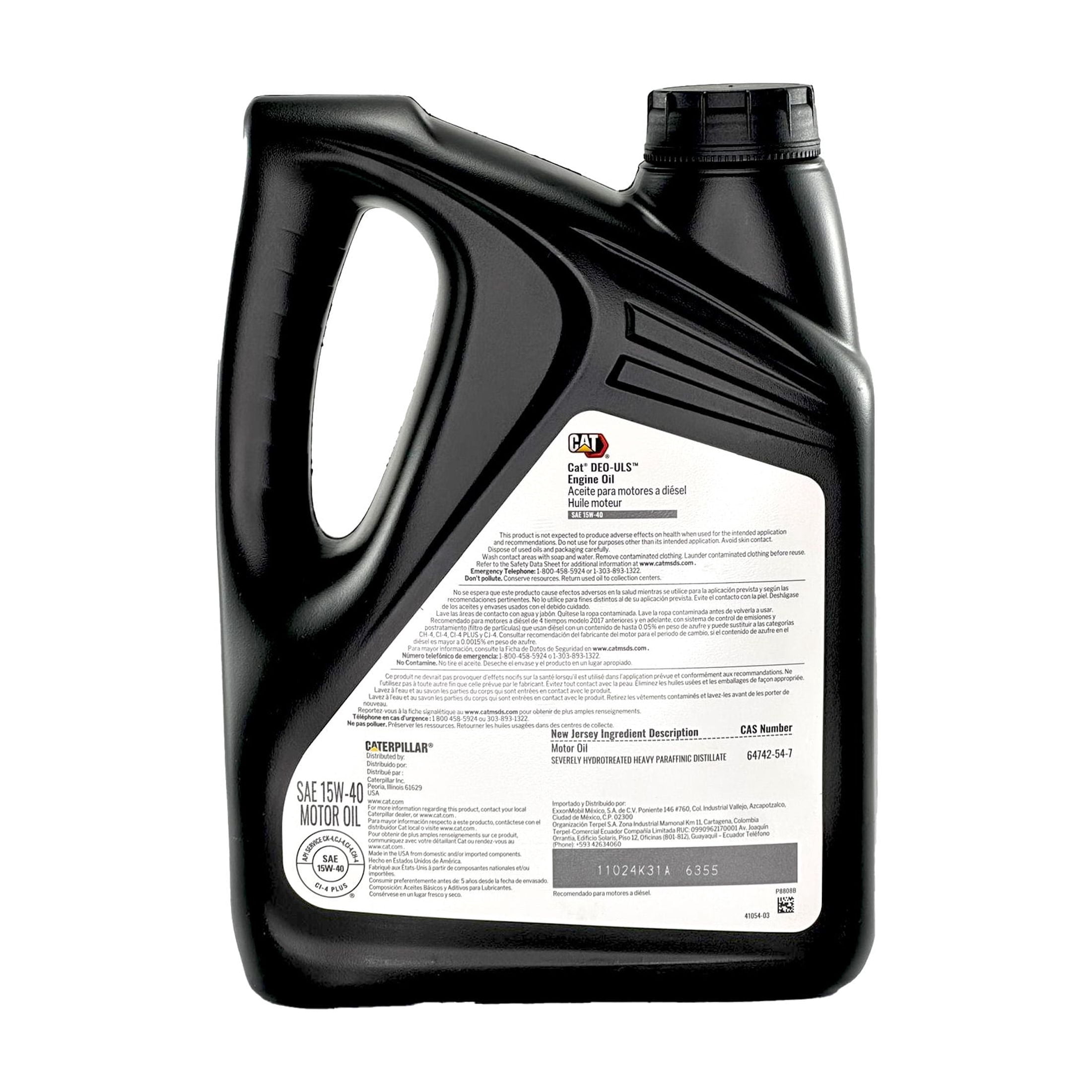 CAT, Engine Oil, Cat DEO-ULS 15W-40, 1 Gal. Jug Case of 4