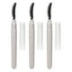 thumbnail image 1 of 3 cepillos de silicona para rímel de pestañas, varita portátil, cepillo separador de pestañas con funda antipolvo, color blanco, 1 of 14
