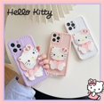 thumbnail image 2 of Funda de teléfono de Hello Kitty para IPhone, carcasa bonita para estudiantes, 13, 12 Pro Max, 12 MiNi, 11 Pro MAX, X, XS, XR, 2022, 2 of 4