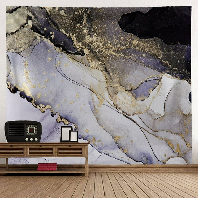 Tapiz de pared de mármol estético para pared de habitación, 200 x 150 cm, microtela