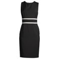 thumbnail image 3 of Evan Picone Women’s Crepe Colorblocked Dress, 3 of 6