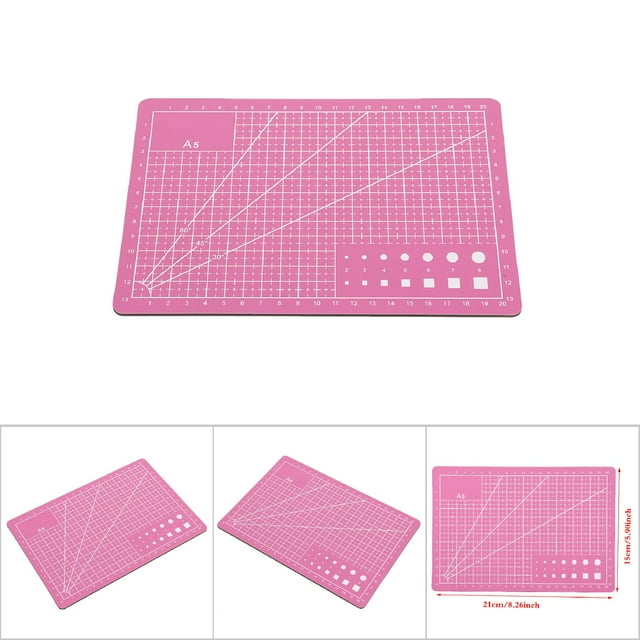 Self Healing Cutting Mat Non Slip Double Sided Durable Craft Board, for Sewing Crafts and Projects with Material
