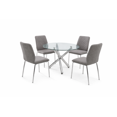 thumbnail image 3 of K-Living 5-Piece Dining Set in Grey, 3 of 6