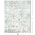 thumbnail image 7 of ARJINCUTE Distressed Abstract Beige Orange Front Door Entrance Doormat 2'x3', Low Pile Non-Slips High Traffic, 7 of 7