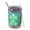 Orange Slices Turquoise, variant on 12oz Tumblers Yellow Lemon Fruit Slices White Pattern Vacuum Insulated Stainless Steel Travel Tumbler Cups Mug with Lid and Straw for Beer,Coffee,Beverages with Cleaning Brush for Cold & Hot Drinks