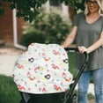 thumbnail image 2 of Bimocosy Baby Car Seat Covers Canopy Cover, Car Seat Covers for Baby Girls, Shopping Cart Cover for Baby, Breathable Nursing Cover, Baby Shower Gifts for Girls (Mermaid), 2 of 6