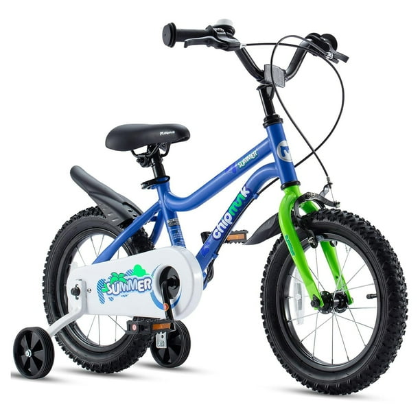 Royalbaby Summer Toddlers Kids Bike 12 Inch Beginners Bicycle With Training Wheel Boys Girls Ages 2 4 Years 12 Blue