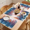 thumbnail image 5 of Abstract Forest Silhouette Placemats Set of 8 Bohemia Forest Trees Watercolor Place Mats Indoor Wipeable Table Mats Washable Dining Table Placemats for Kitchen Holiday Party Home Decor 13x19 Inch, 5 of 9