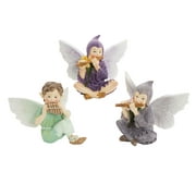 darice young garden, 3 assorted fairy figurine (1 pack 1 piece)