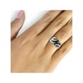 thumbnail image 2 of JewelersClub 0.925 Sterling Silver 1.00 Carat Black & White diamond Ring for Women | Diamonds for Everyday Womens Wear, 2 of 3