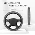 thumbnail image 5 of Haiem Airplane Routes Around The World Print Steering Wheel Cover 15 Inches for Women Men, Neoprene Anti-Slip Steering Wheel Grip Wrap Car Accessories Protective Case Cover for Vehicle Truck SUV, 5 of 8
