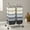 Gradient Gray, variant on Demi Bonn 10-Drawer Rolling Storage Cart Multi-Use Storage Bin Organizer Rolling with 4 Universal Casters, Transparent Multicolor