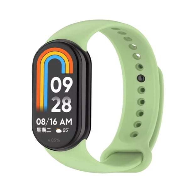 Correa de Silicona para Xiaomi Mi Band 8, Premium, Deportiva, Resistente al Agua
