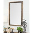 thumbnail image 5 of Marlon Rustic Wood Wall Mirror, 5 of 6