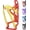 Red-Yellow, variant on ROCKBROS Bike Water Bottle Holder Ultra-Light Bicycle Bottle Cages with Screws Tool, Universal Bike Cup Holder Rack for Road MTB Bikes