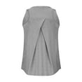 thumbnail image 6 of cocolona Womens Solid Workout Tank Tops Athletic Sports Running Yoga Tank Tops Summer Casual Loose Crew Neck T-shirt Blouse XL, 6 of 8