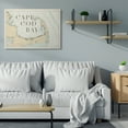 thumbnail image 2 of Stupell Industries Cape Cod Bay Beach Vintage Map Word Design Canvas Wall Art by Daphne Polselli, 2 of 6