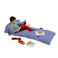 thumbnail image 3 of Nautical Floor Pillow Lounger Cover, Marine Anchors Motif Ship Journey Sea Ocean Adventure Graphic, Nap Mat Printed Fabric Case for 5 Pillows, 88" x 36", Navy Blue Red, by Ambesonne, 3 of 5